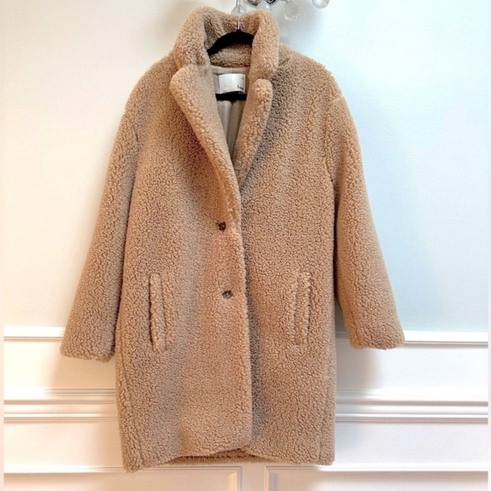 Wilfred Cozy Cream Teddy Jacket